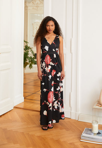 Anna Field Maxi Dress - Black/Pink
