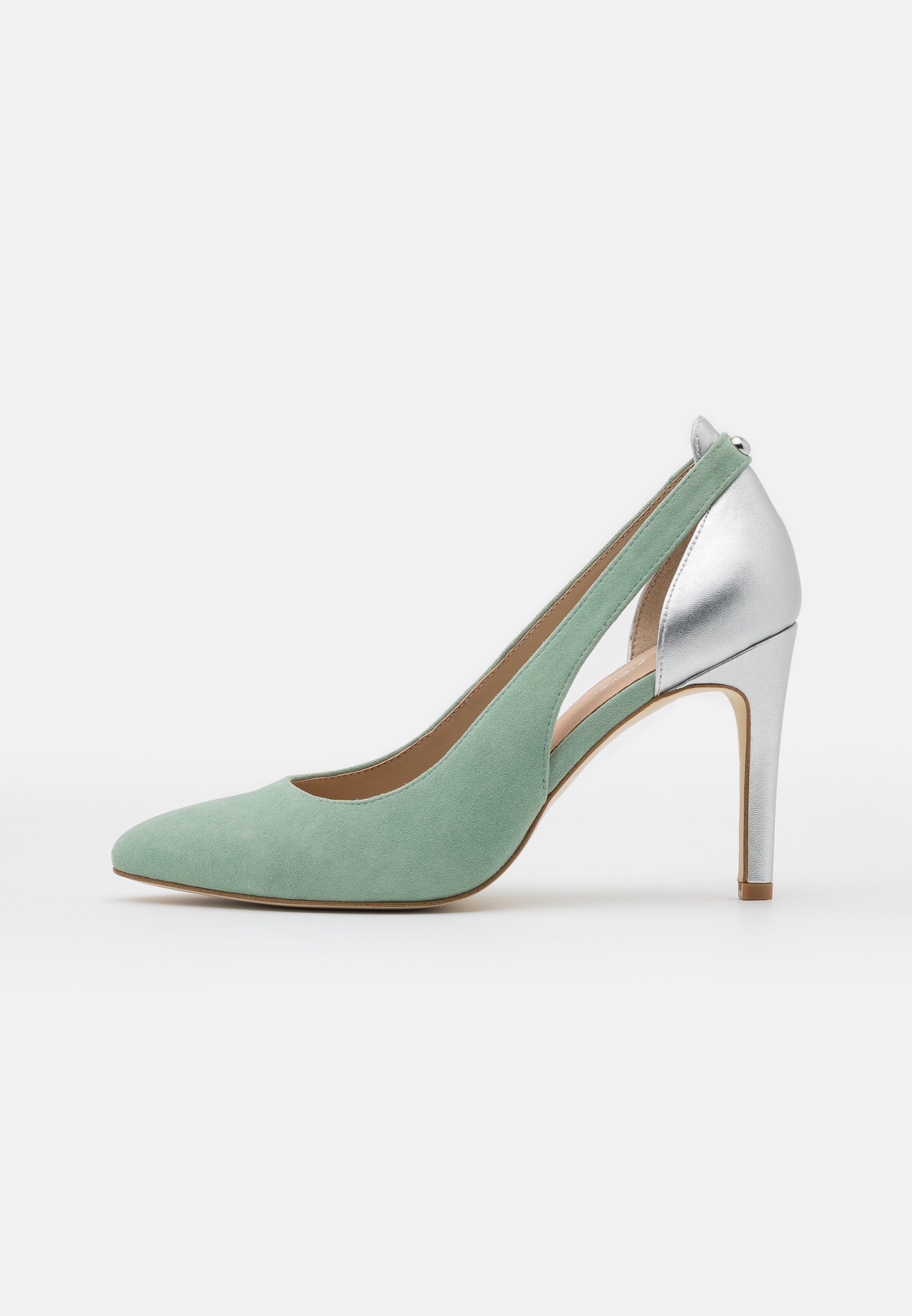 Anna Field Leather - High Heels - Mint/Silver