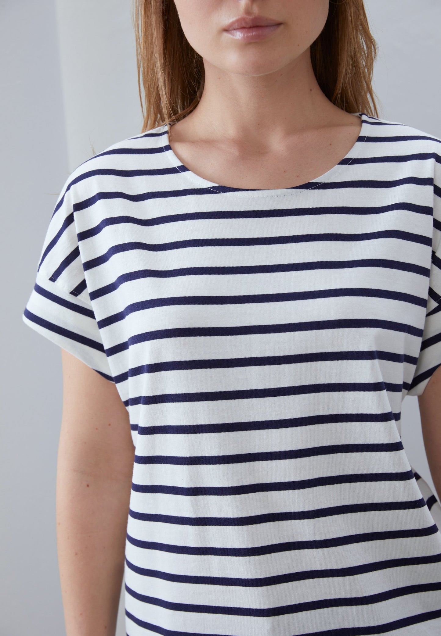 Anna Field 2 PACK - Print T-shirt - White/dark Blue/light Blue