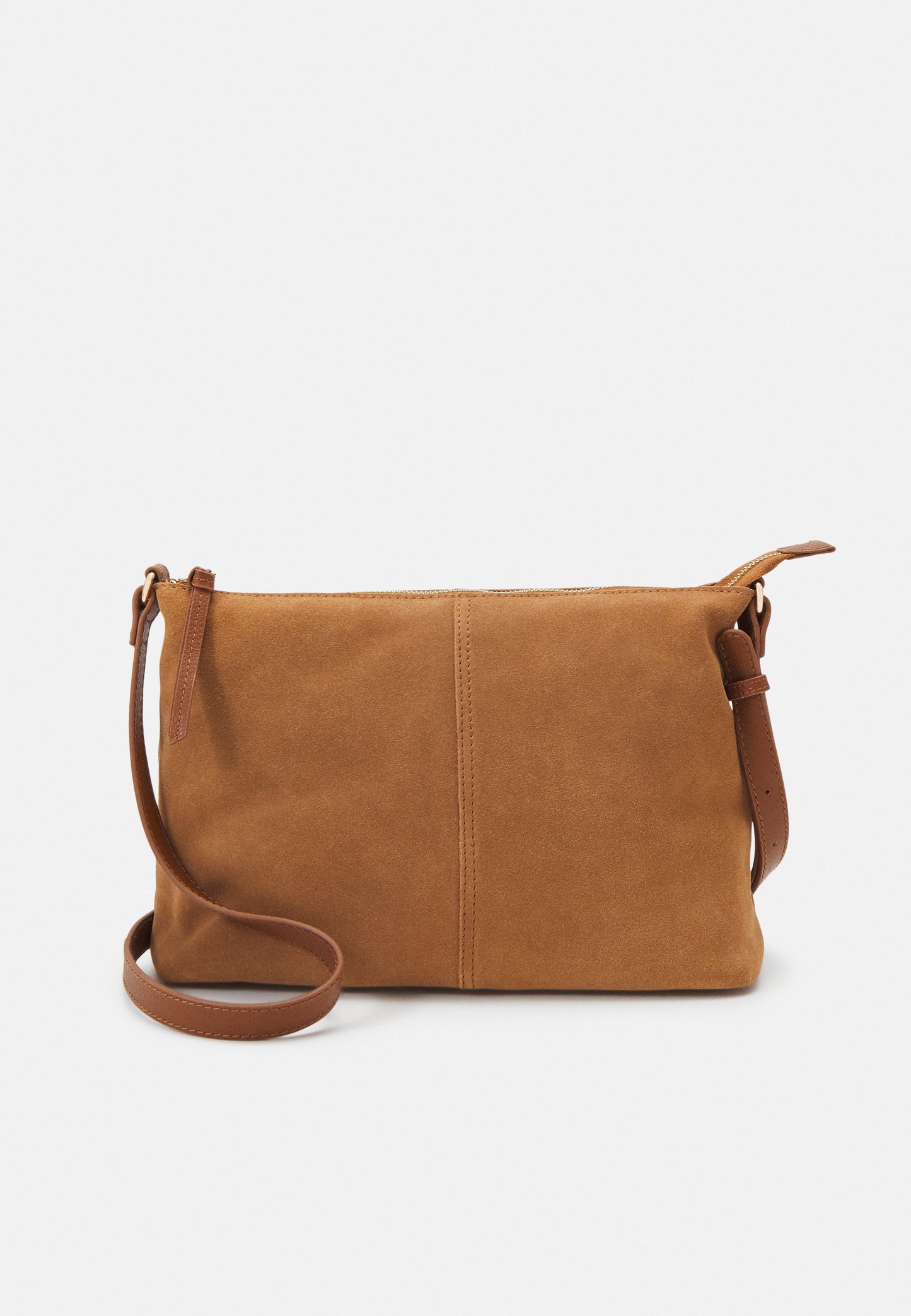 Anna Field LEATHER - Cross Body Bag - Soft Taupe