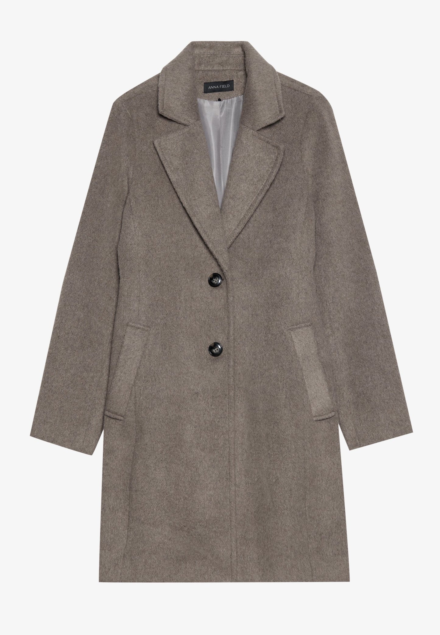 Anna Field Classic Coat - Mottled Beige