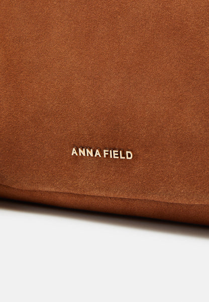 Anna Field Leather - Across Body Bag - Cognac