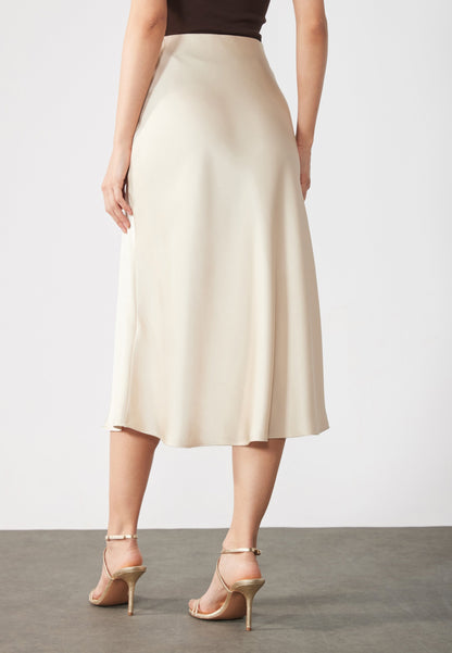 Anna Field A-line Skirt - Beige