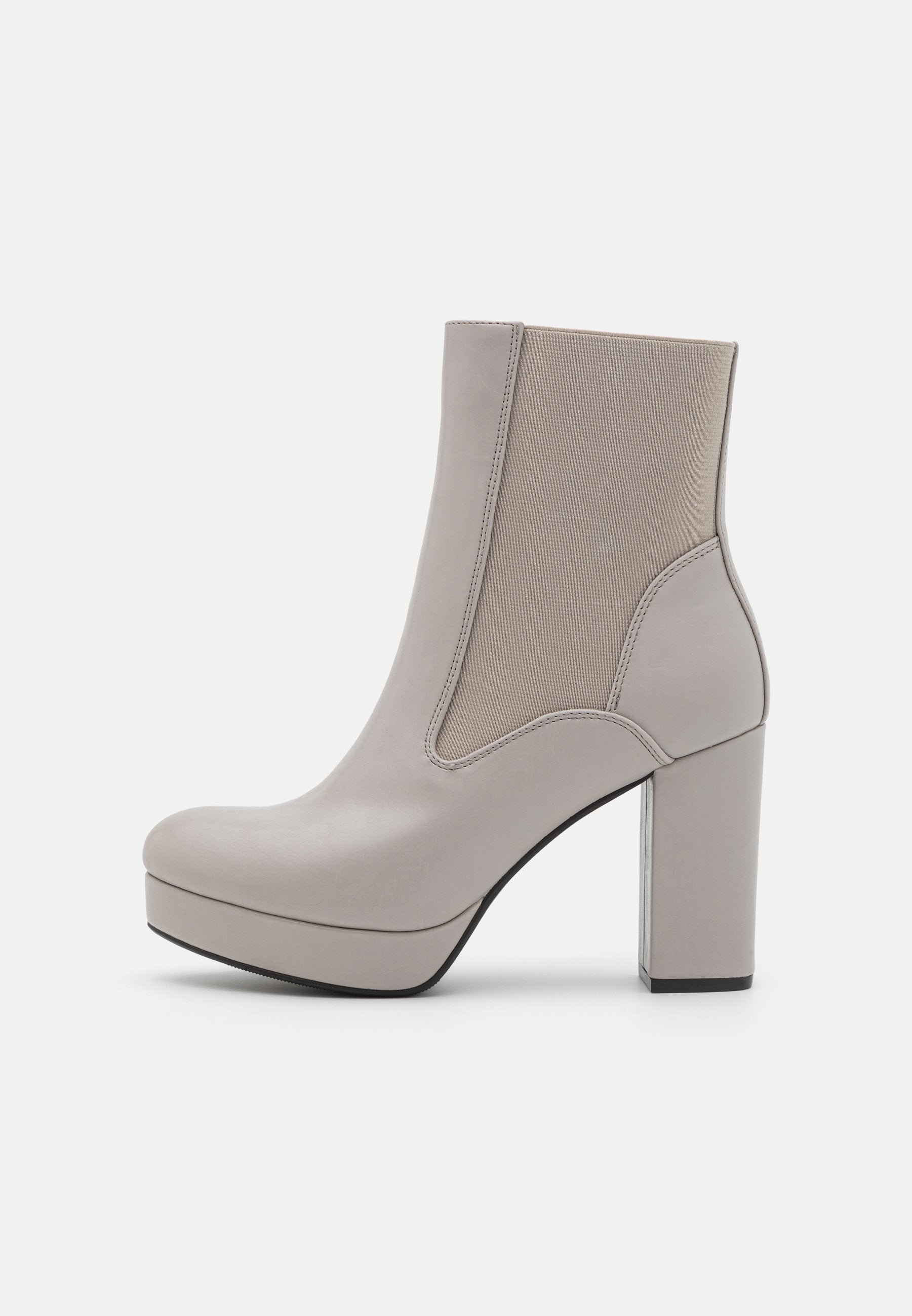  Platform Ankle Boots - Grey