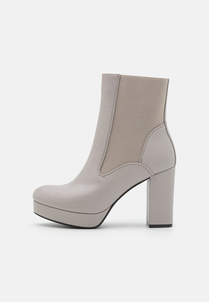  Platform Ankle Boots - Grey