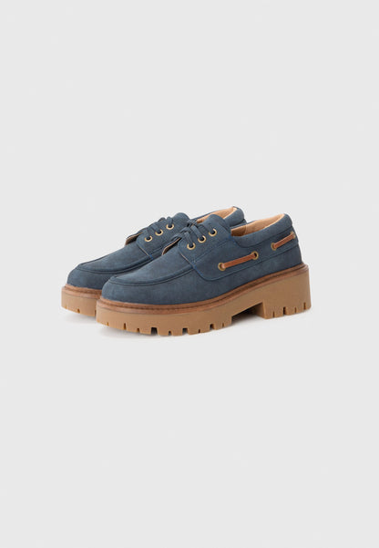 Anna Field Boat Shoes - Navy