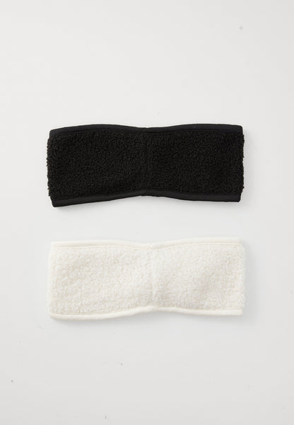 Anna Field 2 PACK - Ear Warmers - Black/off-white