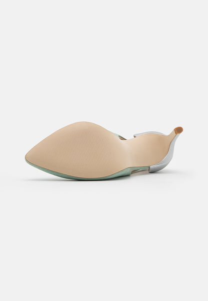 Anna Field Leather - High Heels - Mint/Silver