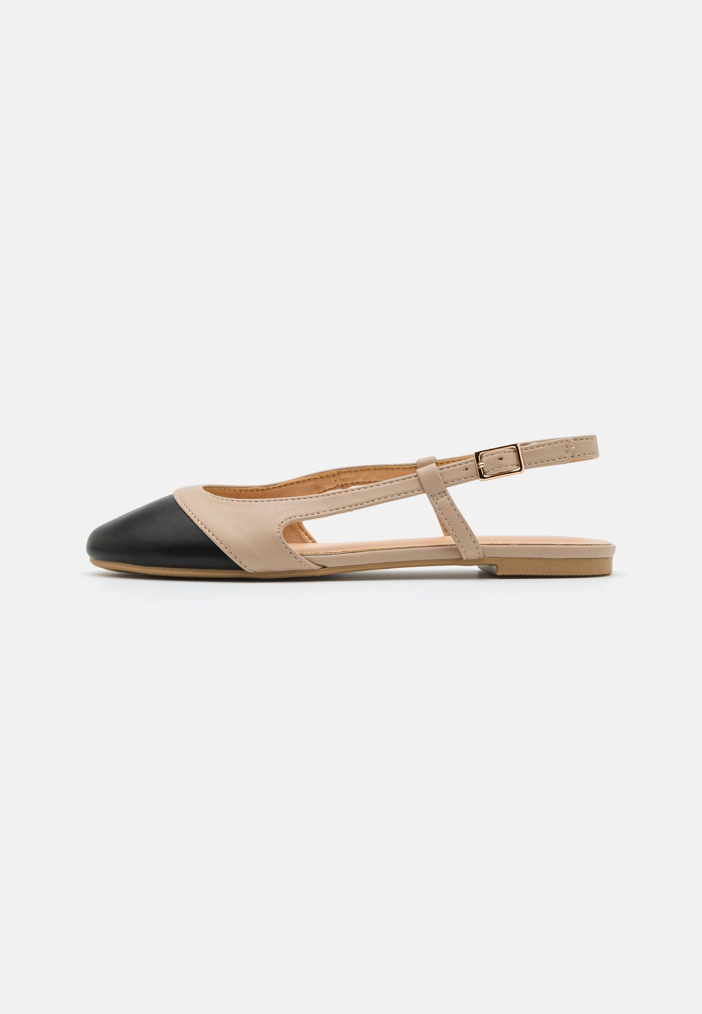 Anna Field Slingback Ballet Pumps - Beige