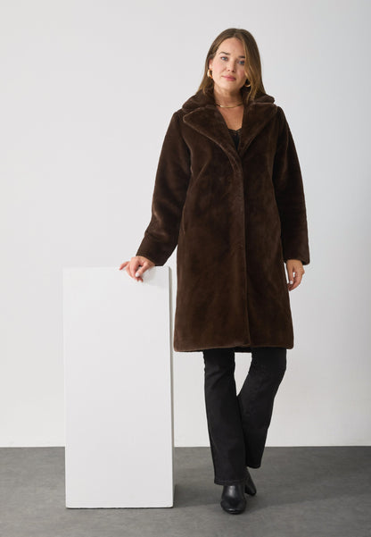 Anna Field Winter Coat - Dark Brown
