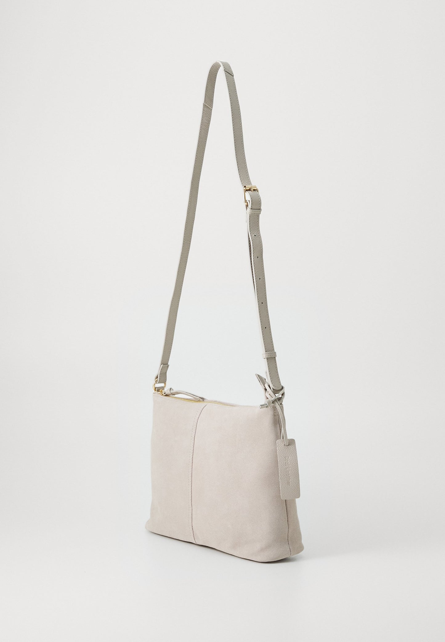Anna Field LEATHER - Cross Body Bag - Soft Taupe