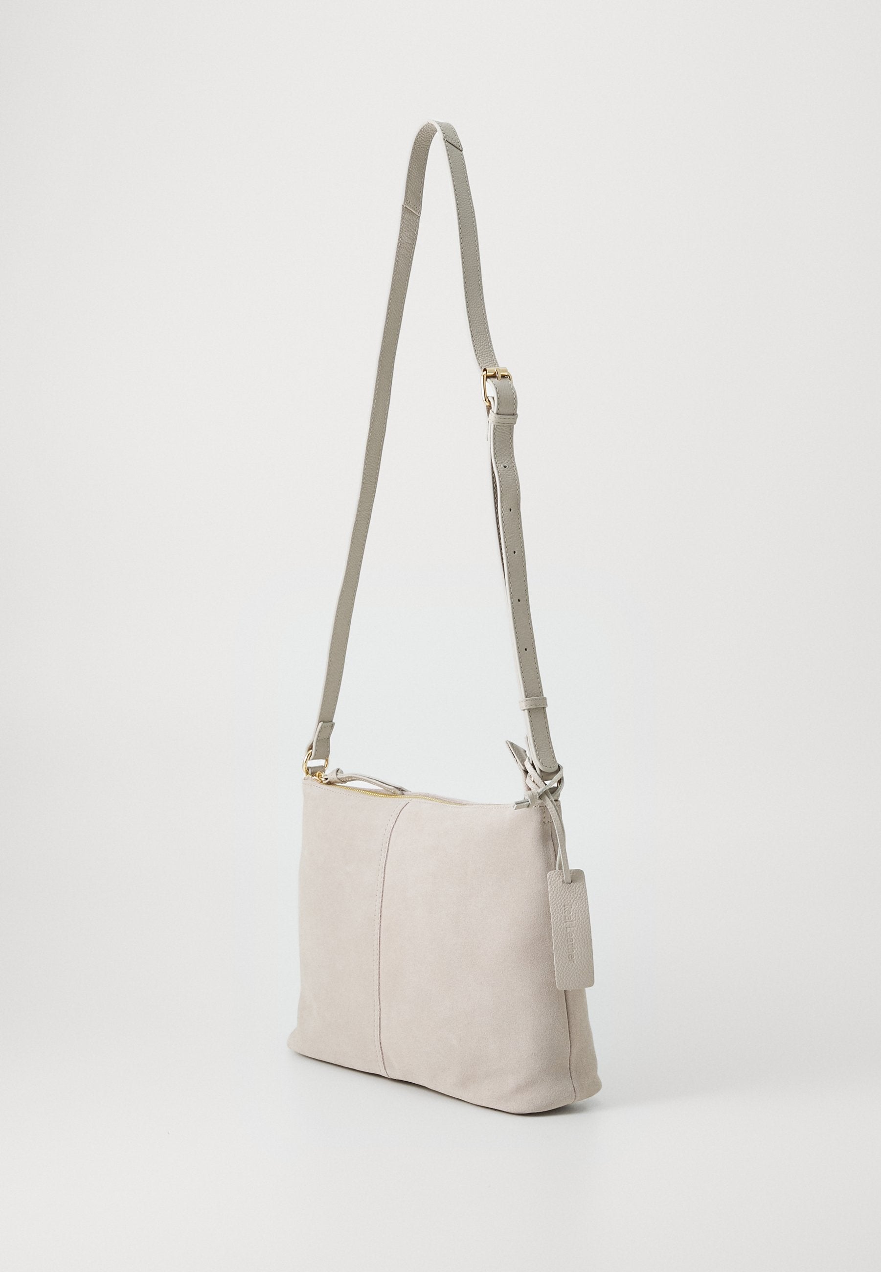 Anna Field LEATHER - Cross Body Bag - Soft Taupe