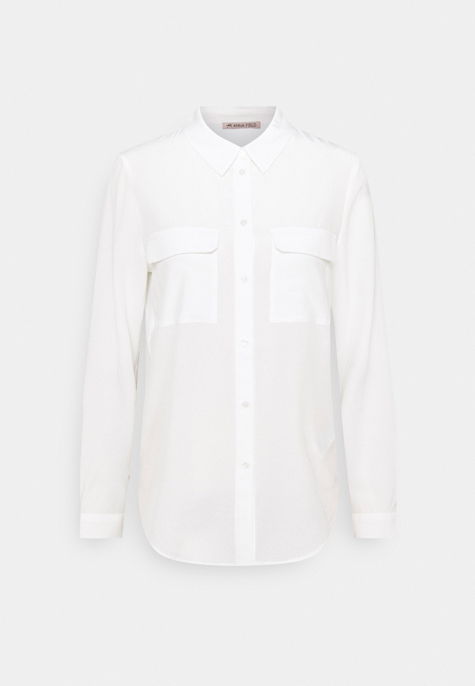 Anna Field Basic Blouse With Front Pockets - Button-Down Blouse