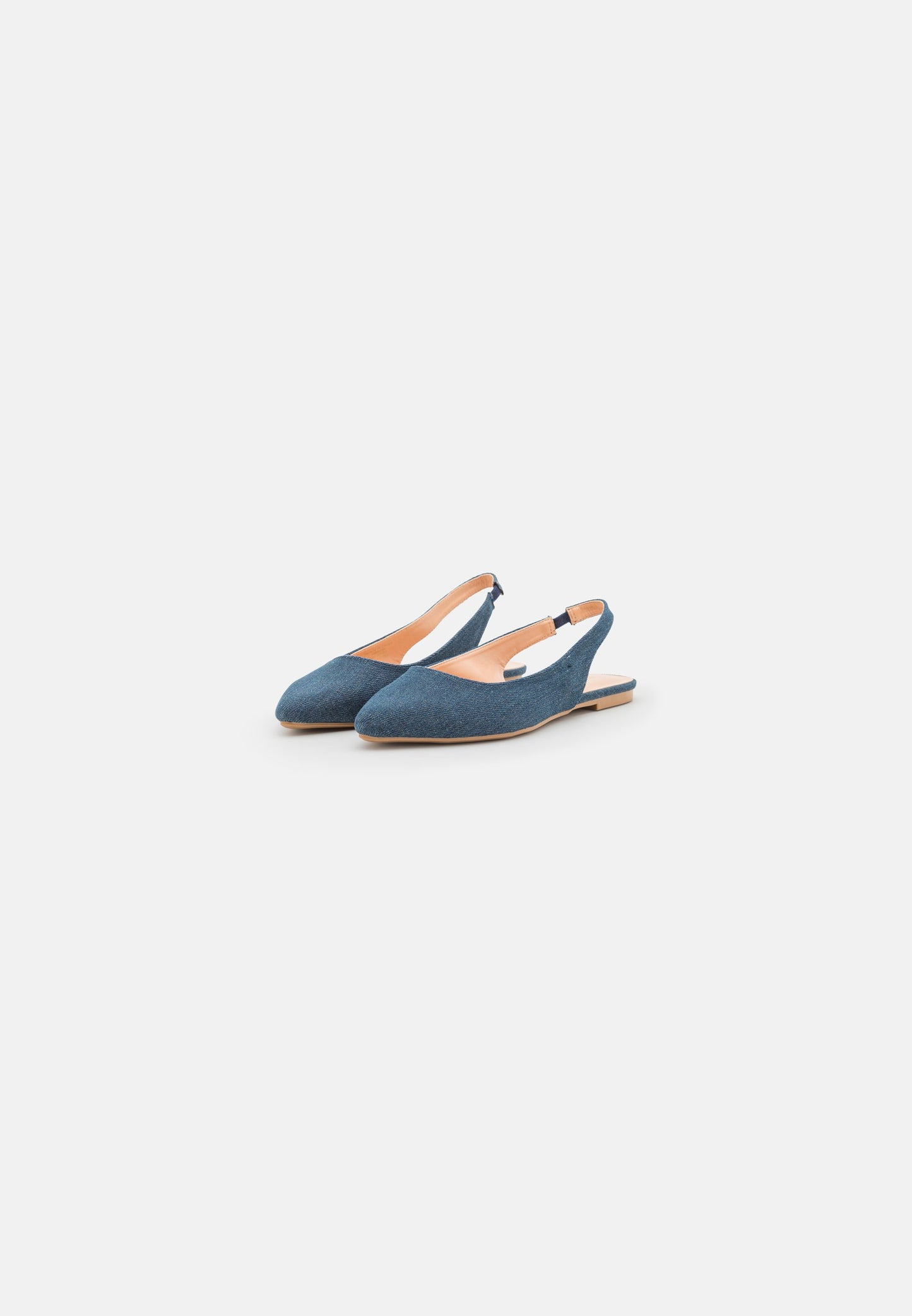 Anna Field Slingback Ballet Pumps - Blue