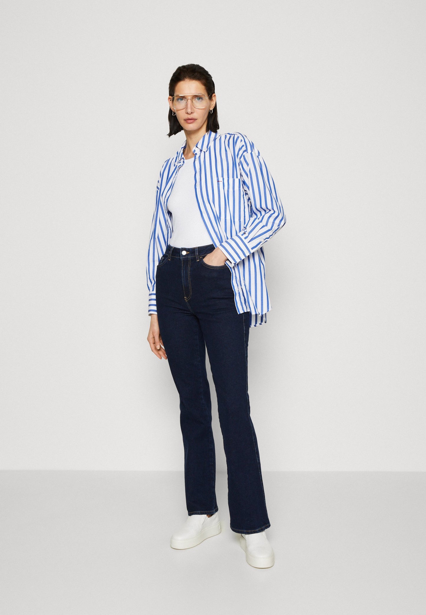 Anna Field Flared Jeans - Dark Blue