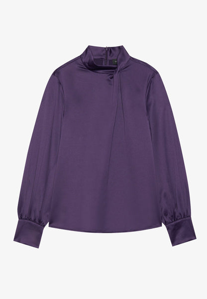 Anna Field Blouse - Grape