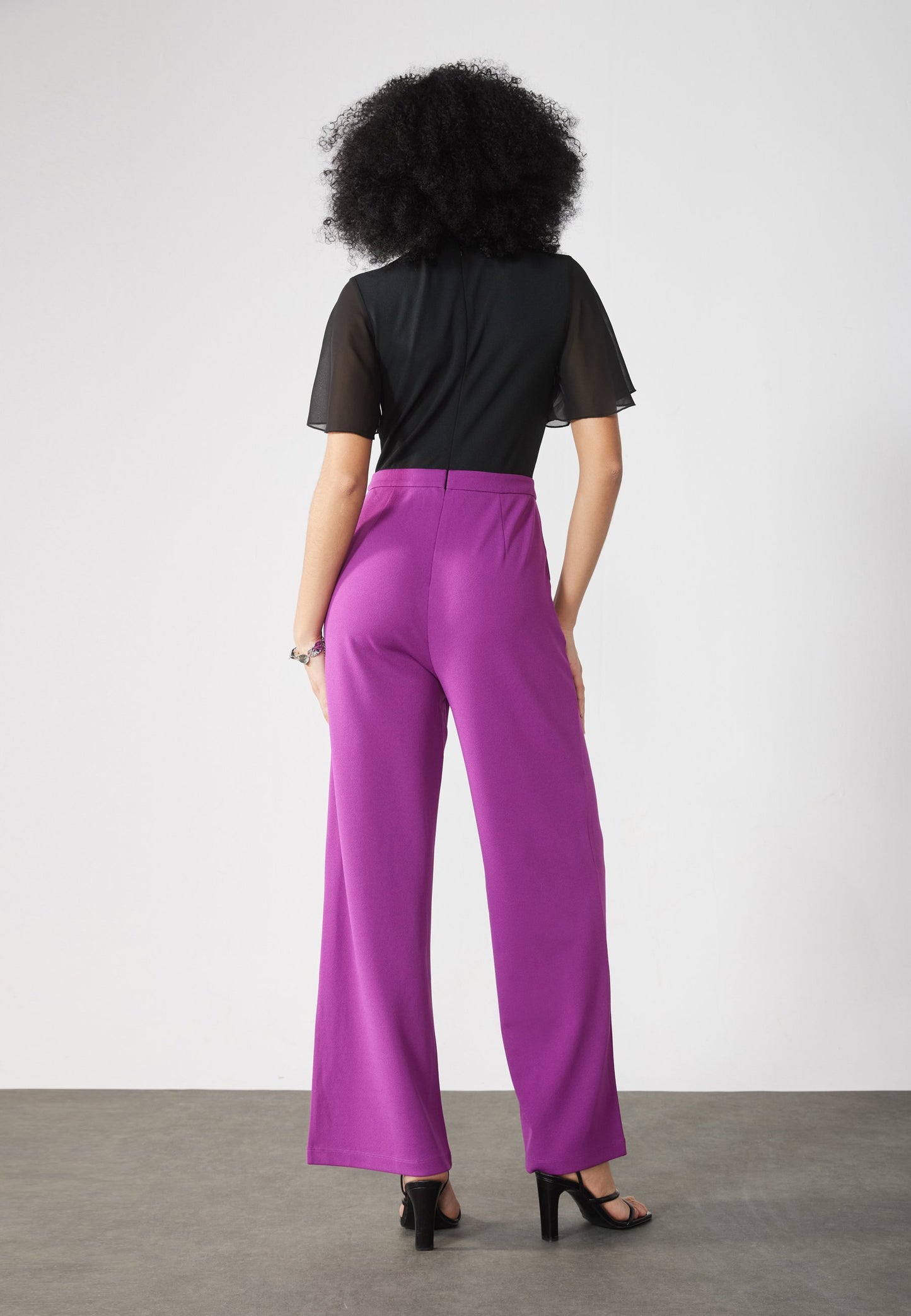 Anna Field Jumpsuit - Black/hollyhock