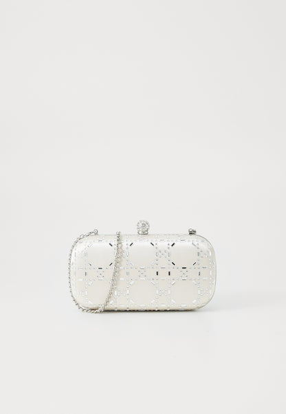 Anna Field Clutch - Beige/silver-coloured