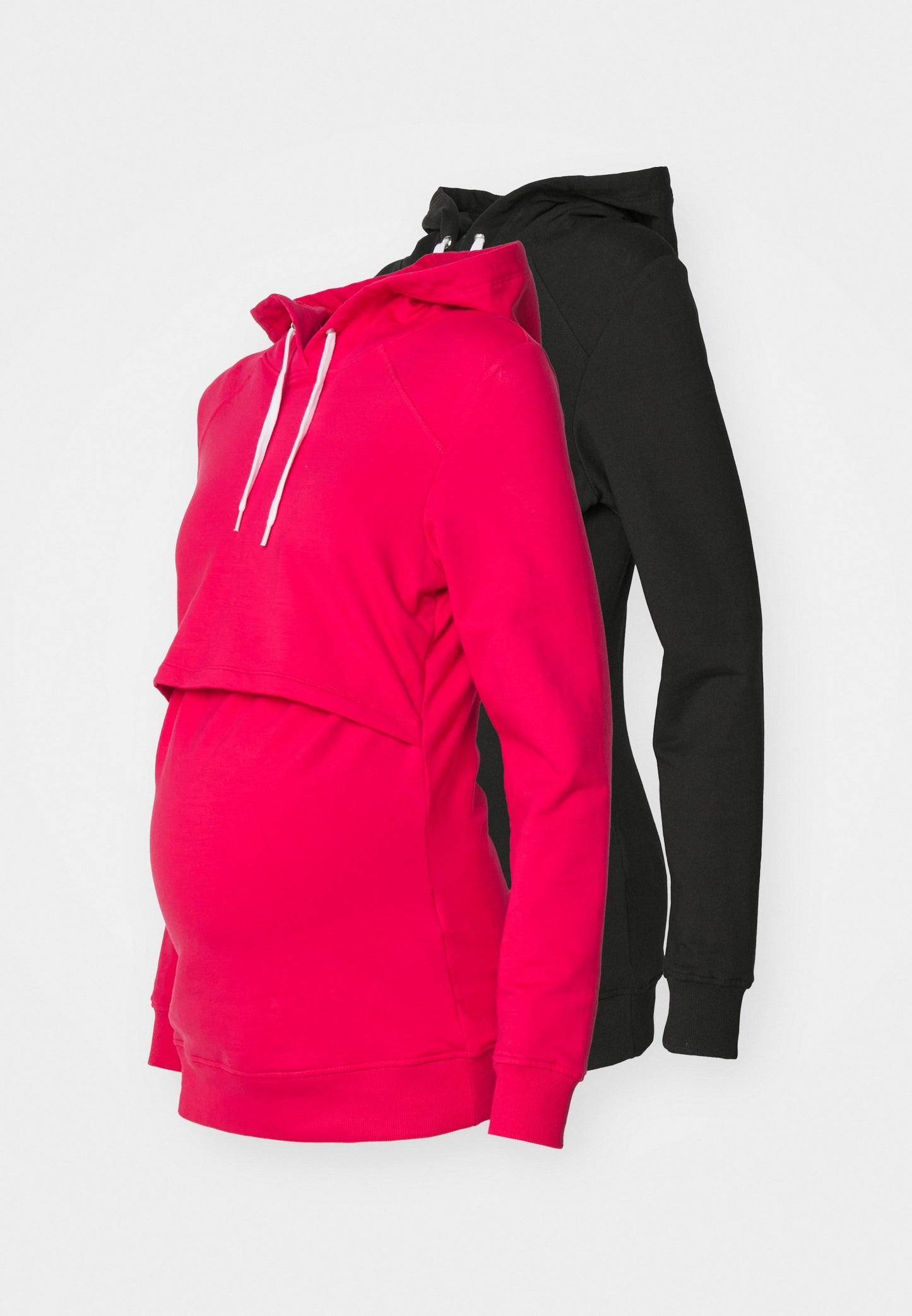  2 PACK - Hoodie - Black/pink