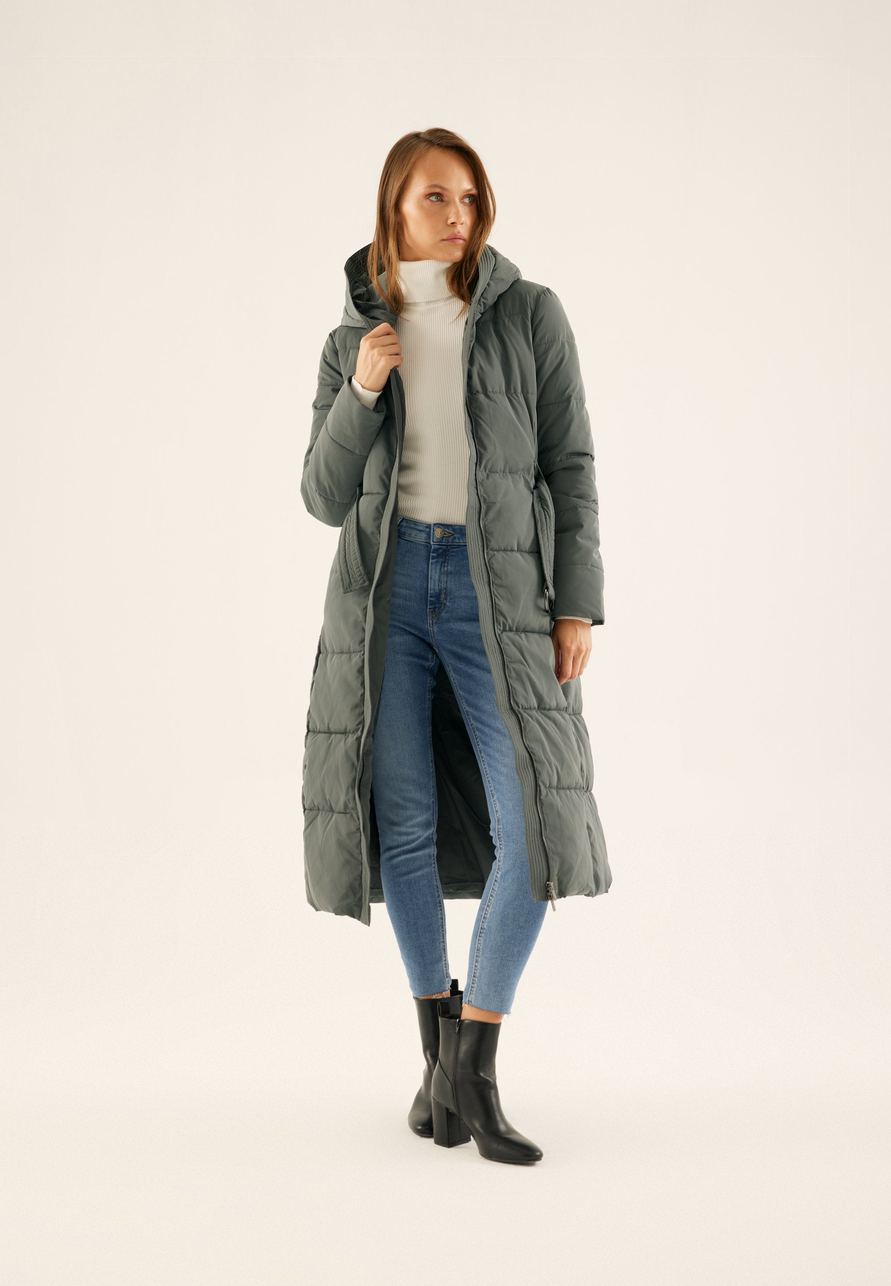 Anna Field Winter Coat - Khaki