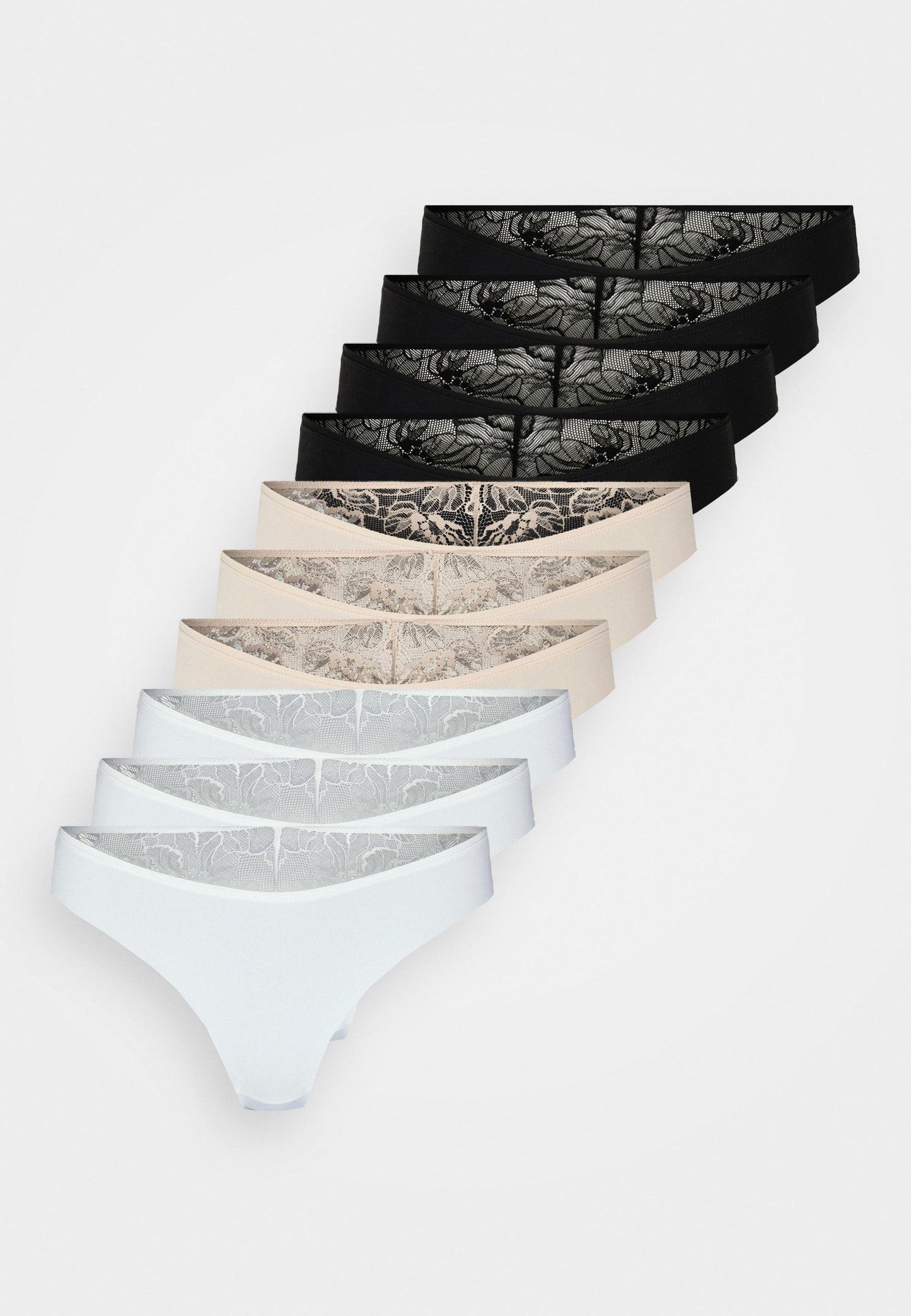 Anna Field 10 PACK - Briefs - Nude/white/black