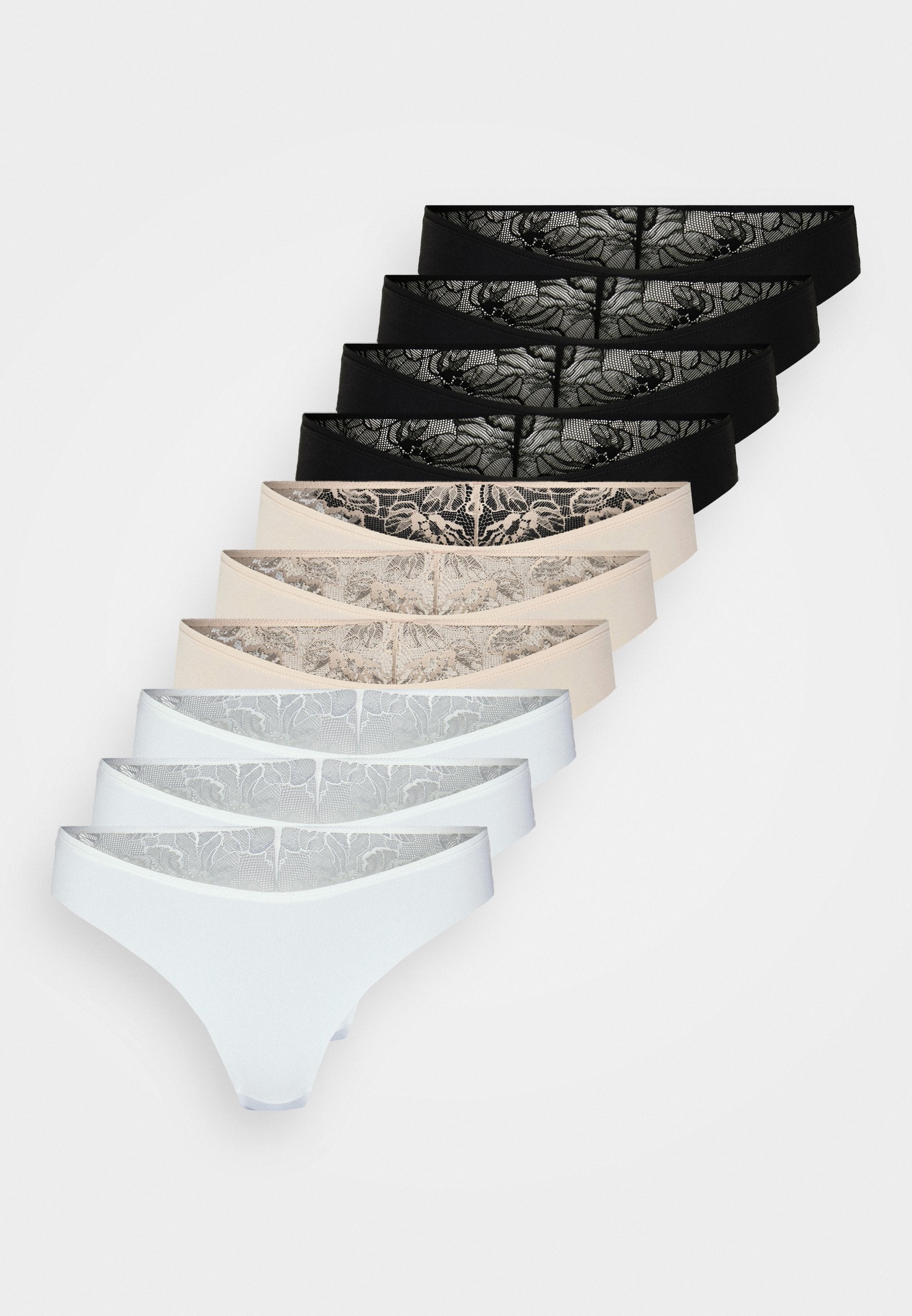 Anna Field 10 PACK - Briefs - Nude/white/black