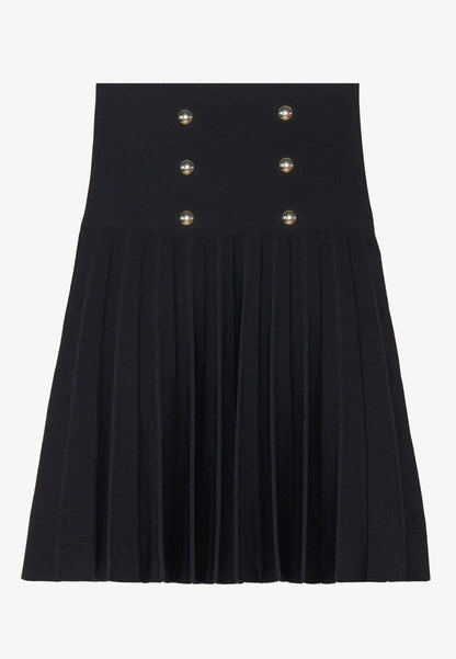 Anna Field MINI SKIRT WITH BUTTONS - A-line Skirt - Black