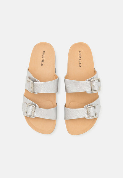 Anna Field GILO - Mules - Silver