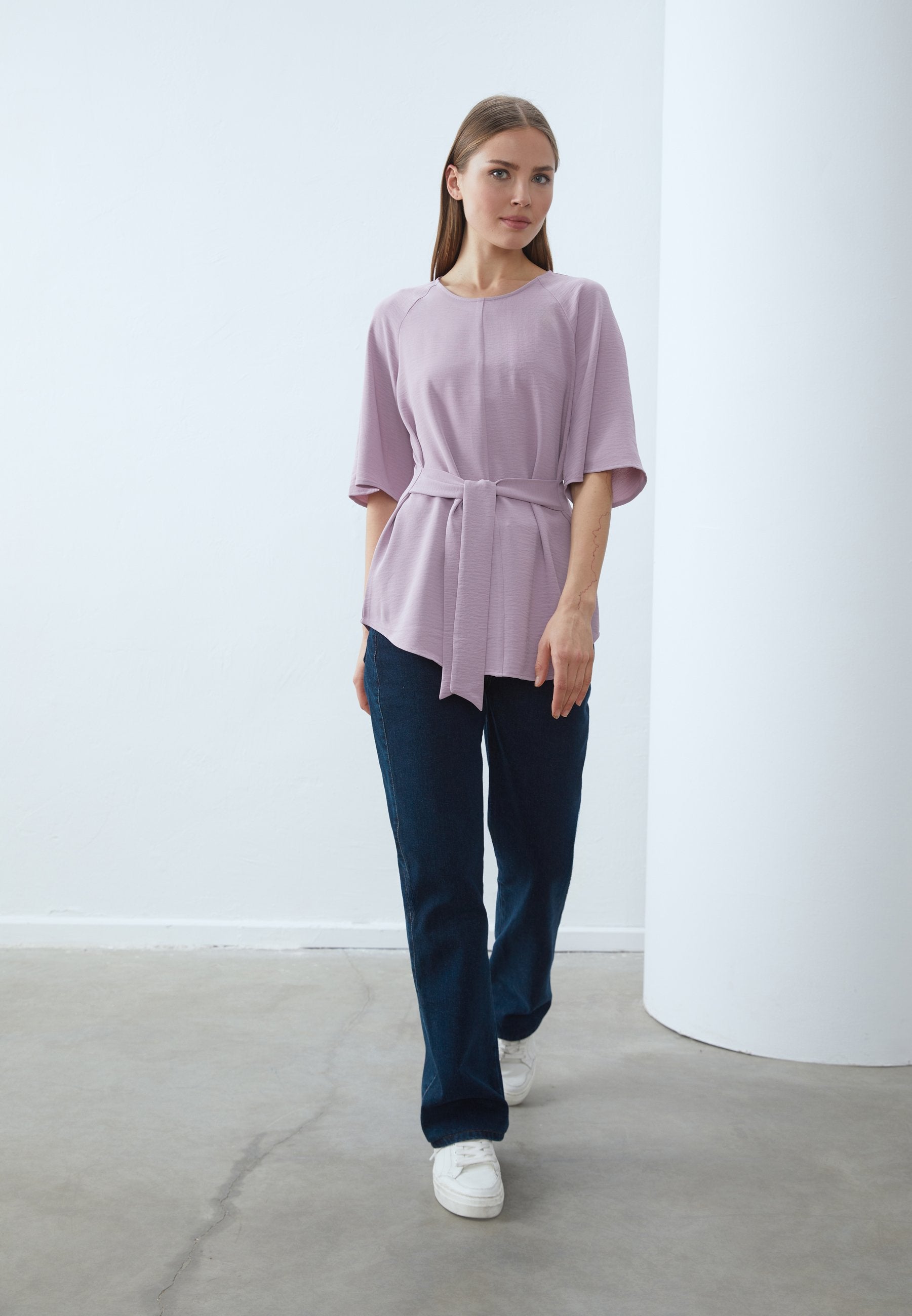 Anna Field Tunic - Lilac
