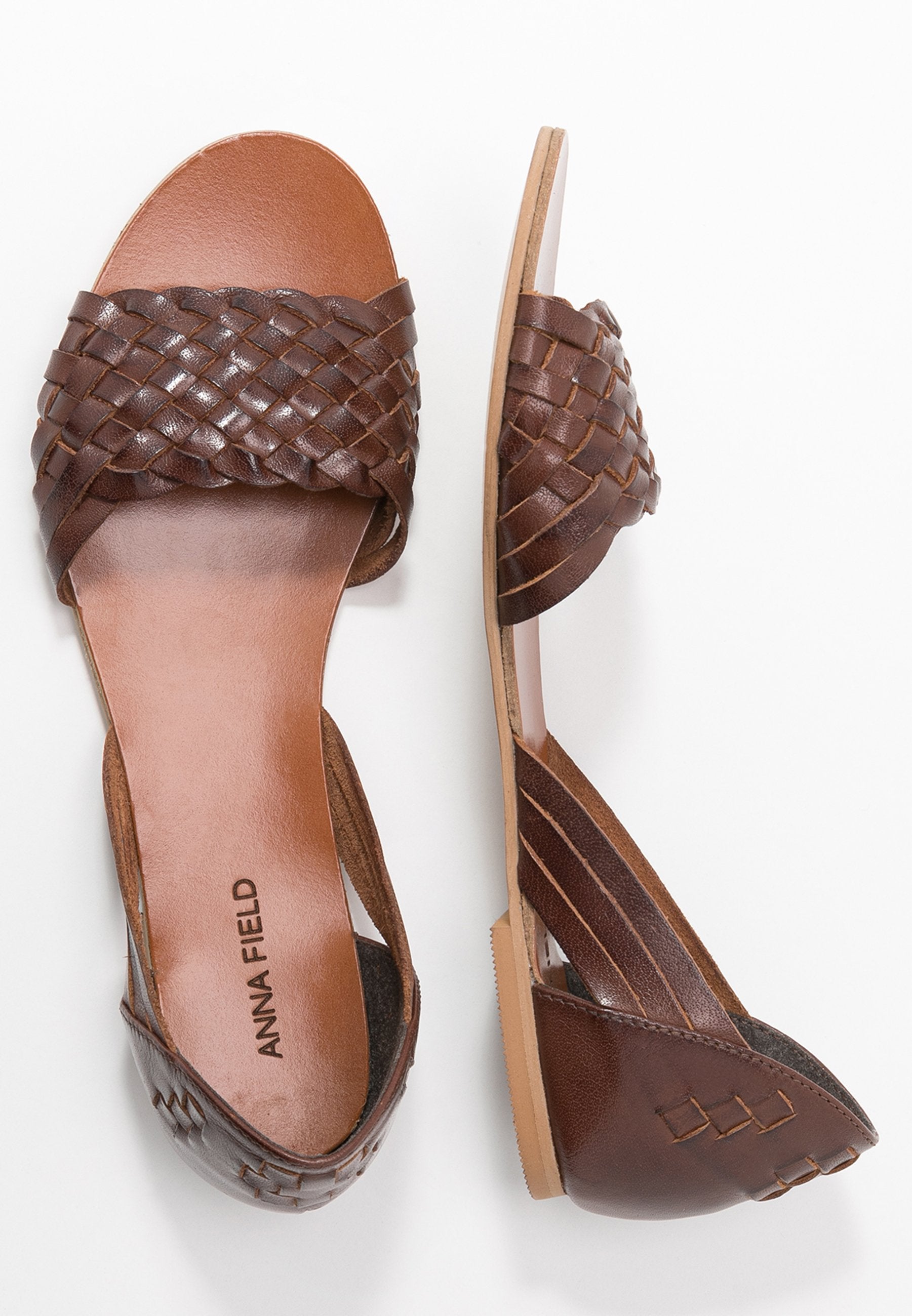 Anna Field Leather - Sandals - Cognac