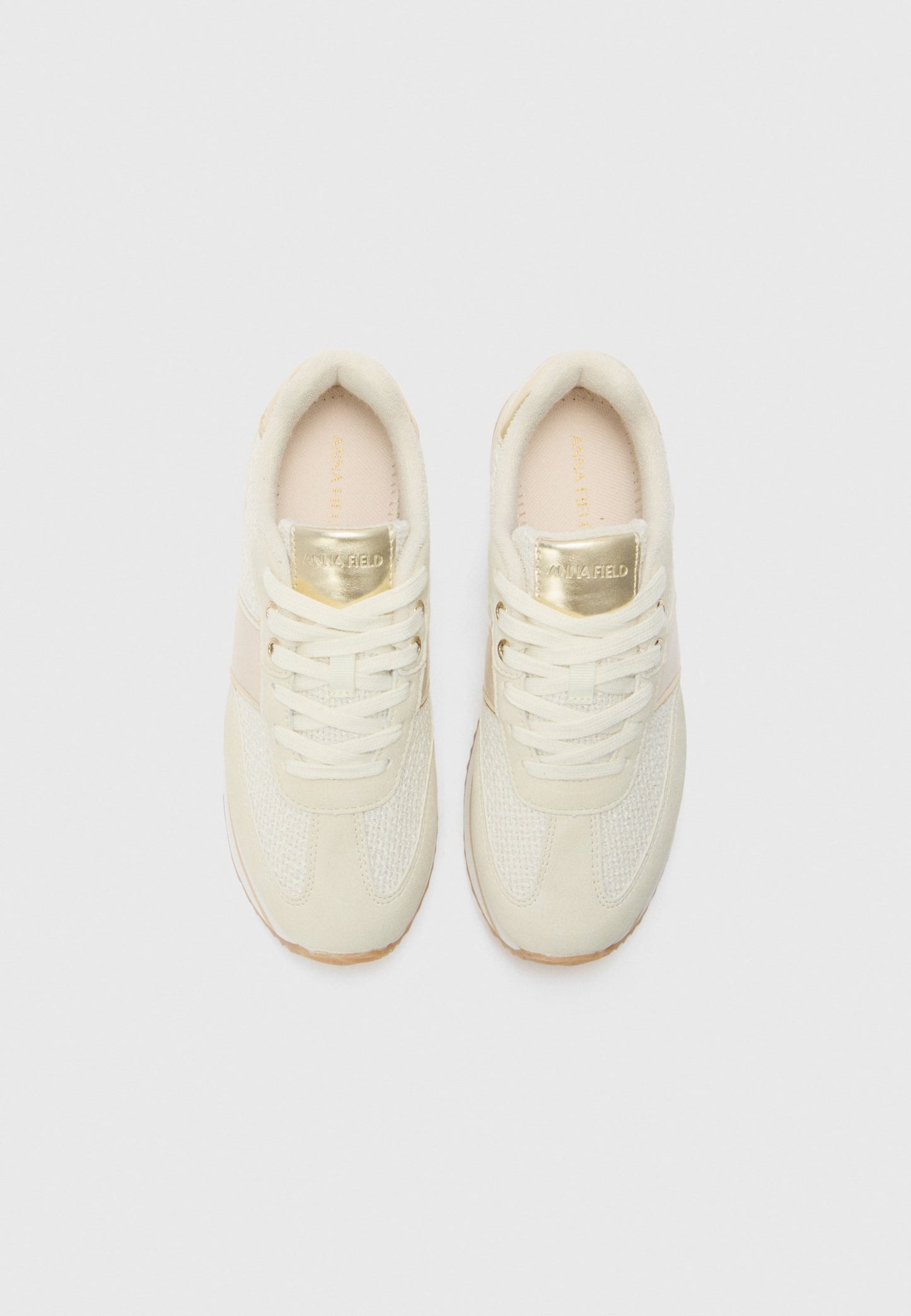 Anna Field Trainers - White/beige/gold-coloured
