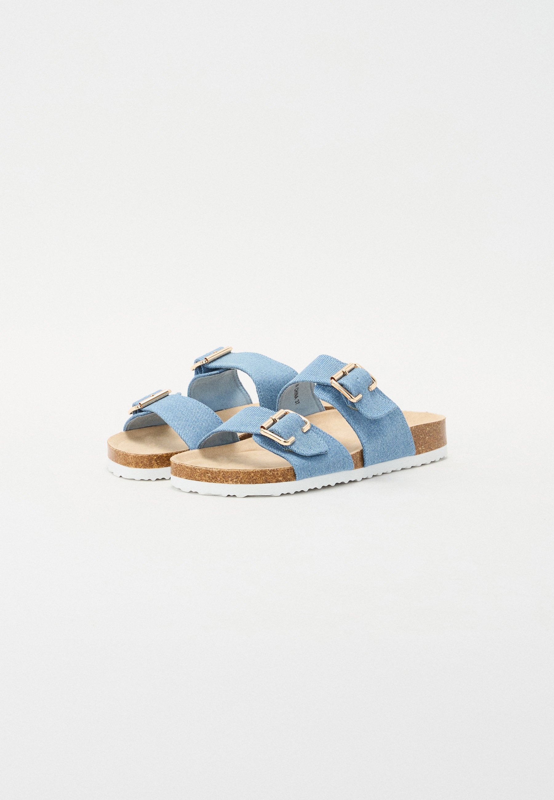 Anna Field GILO - Mules - Blue Denim