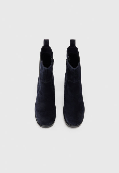 Anna Field LEATHER - Ankle Boots - Dark Blue