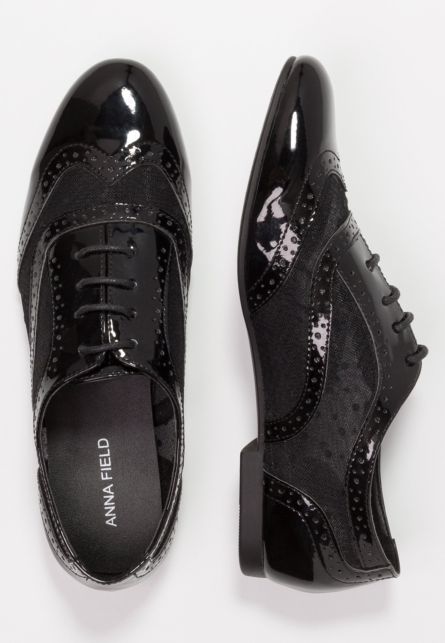 Anna Field Lace-Ups - Black