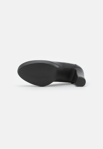 Anna Field Platform Heels - Black