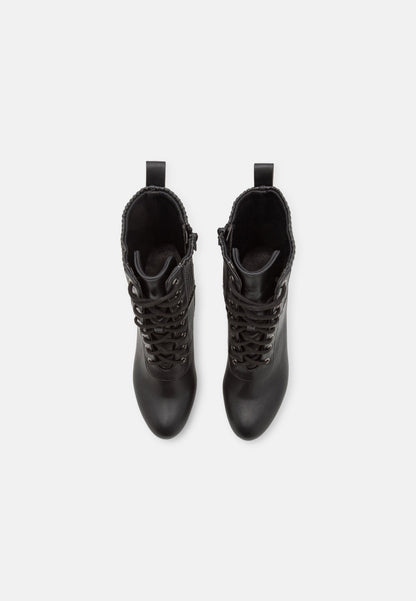 Anna Field High Heeled Ankle Boots - Black