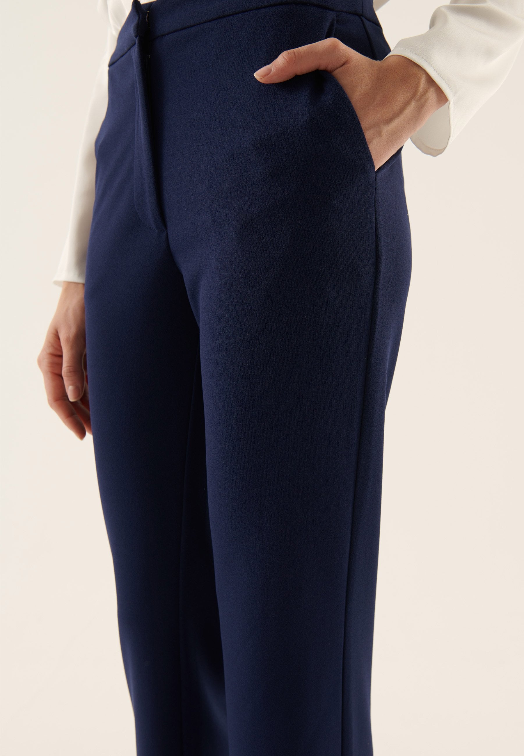 Anna Field Trousers - Dark Blue