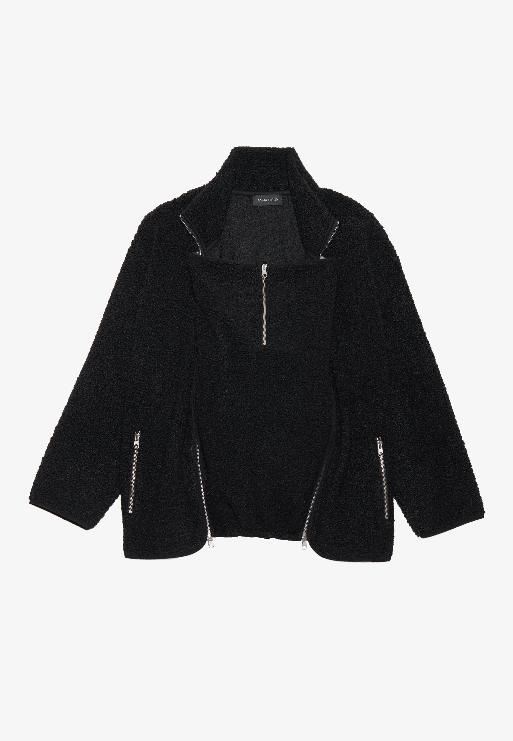  Fleece Jacket - 19-3907 Tcx True Black