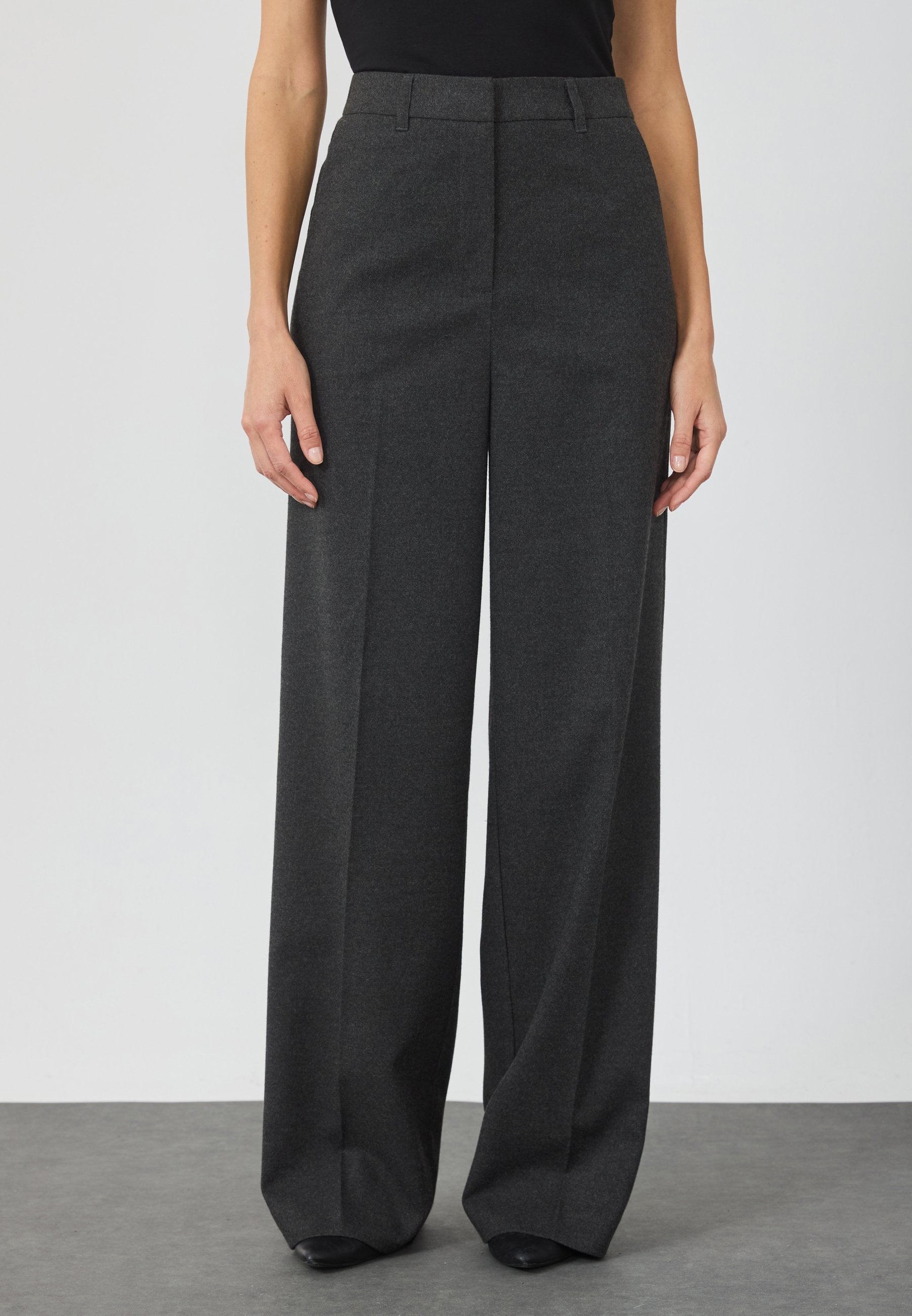Anna Field Trousers - Light Grey