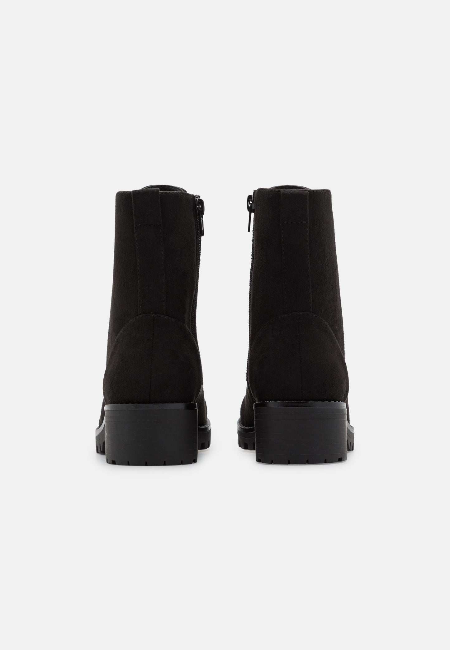 Anna Field Lace-Up Ankle Boots - Black
