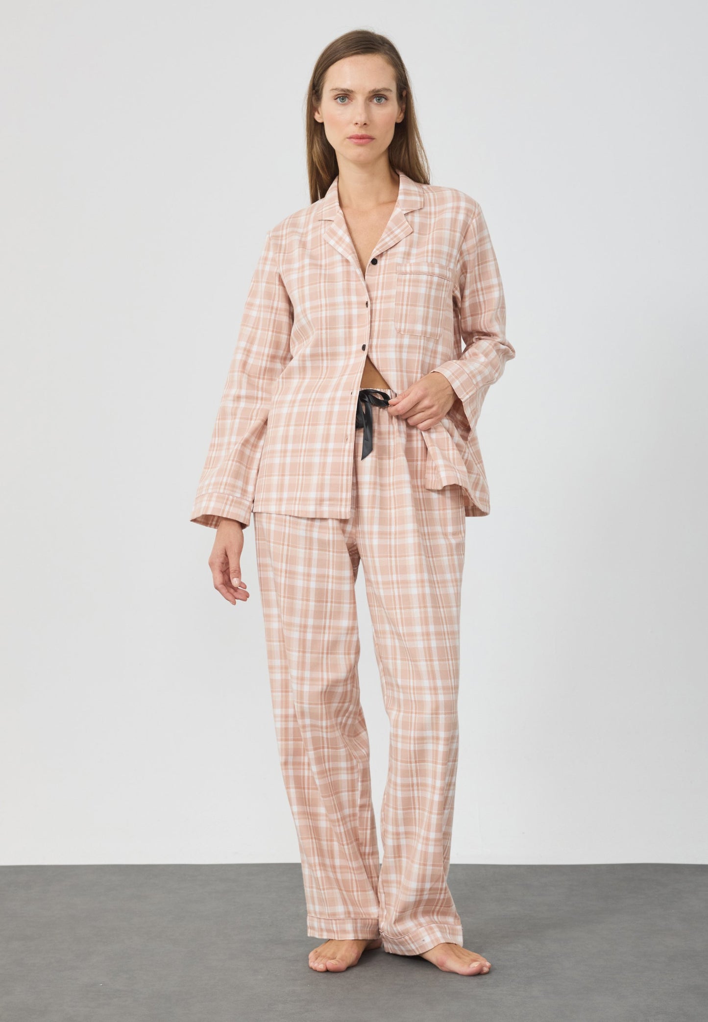 Anna Field FLANNEL SET - Pyjama Set - Beige Based