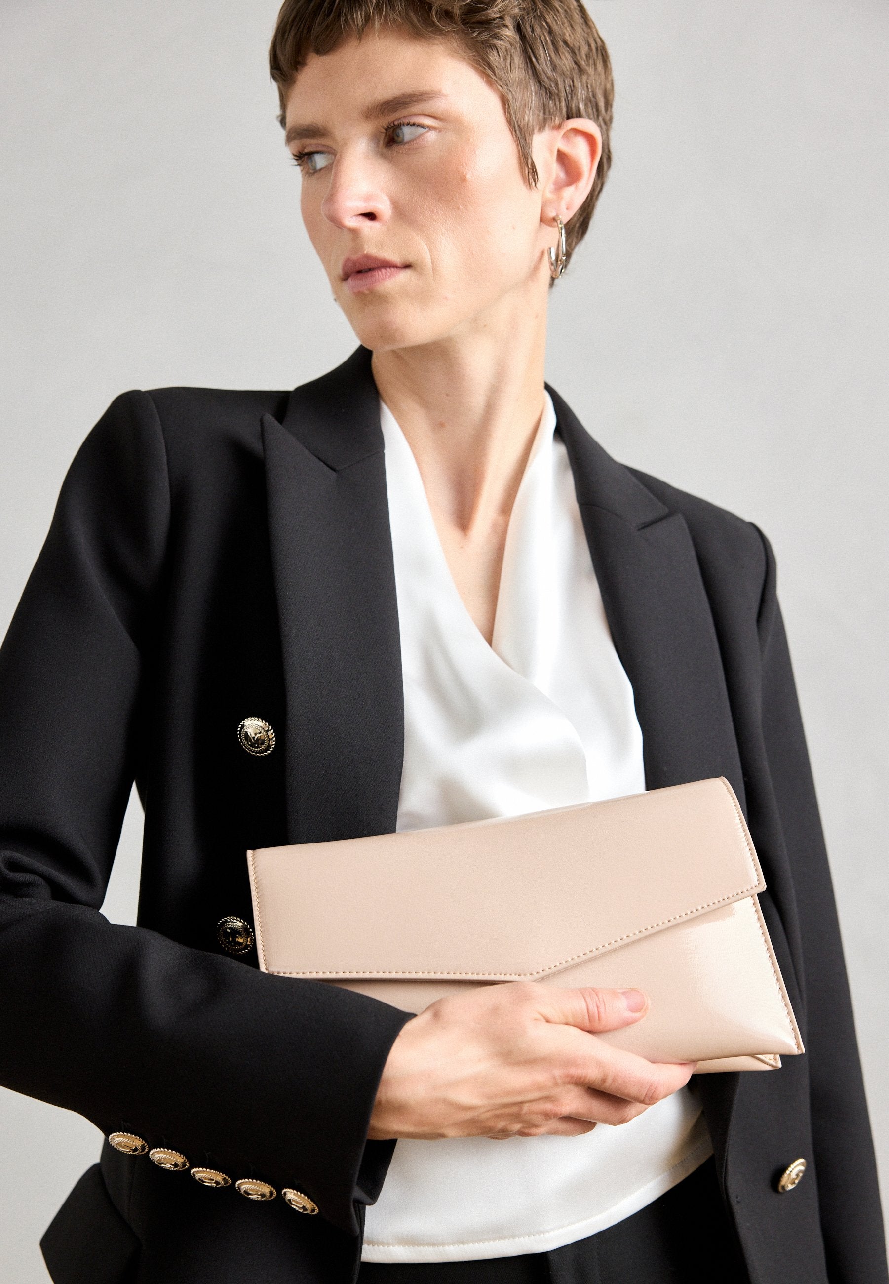Anna Field Clutch - Nude