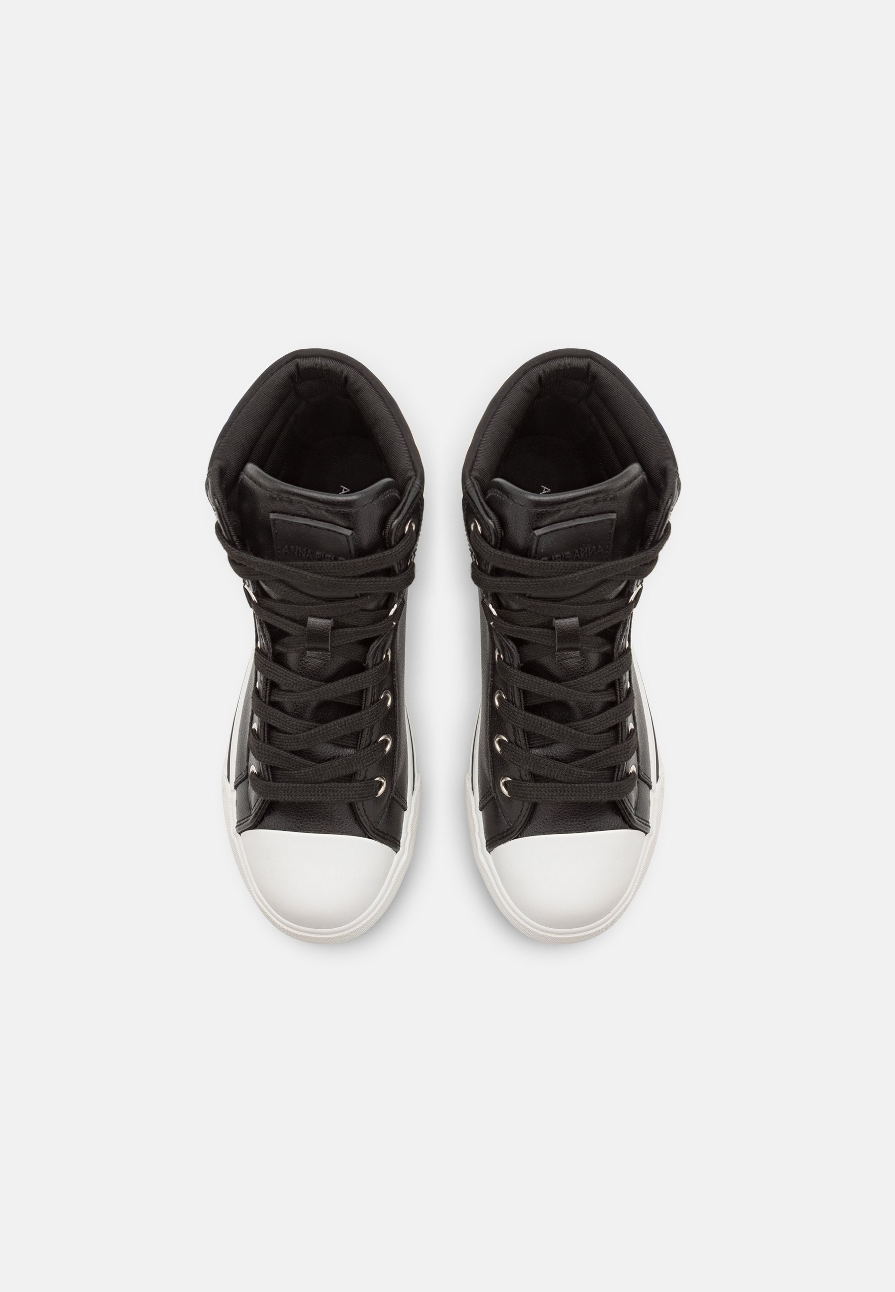Anna Field High-Top Trainers - Black