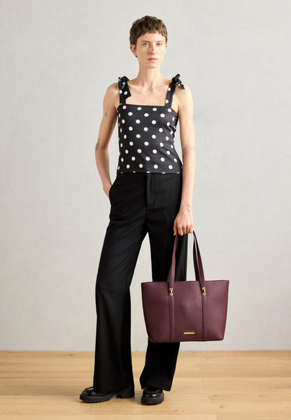 Anna Field Tote Bag - 304/bordeaux