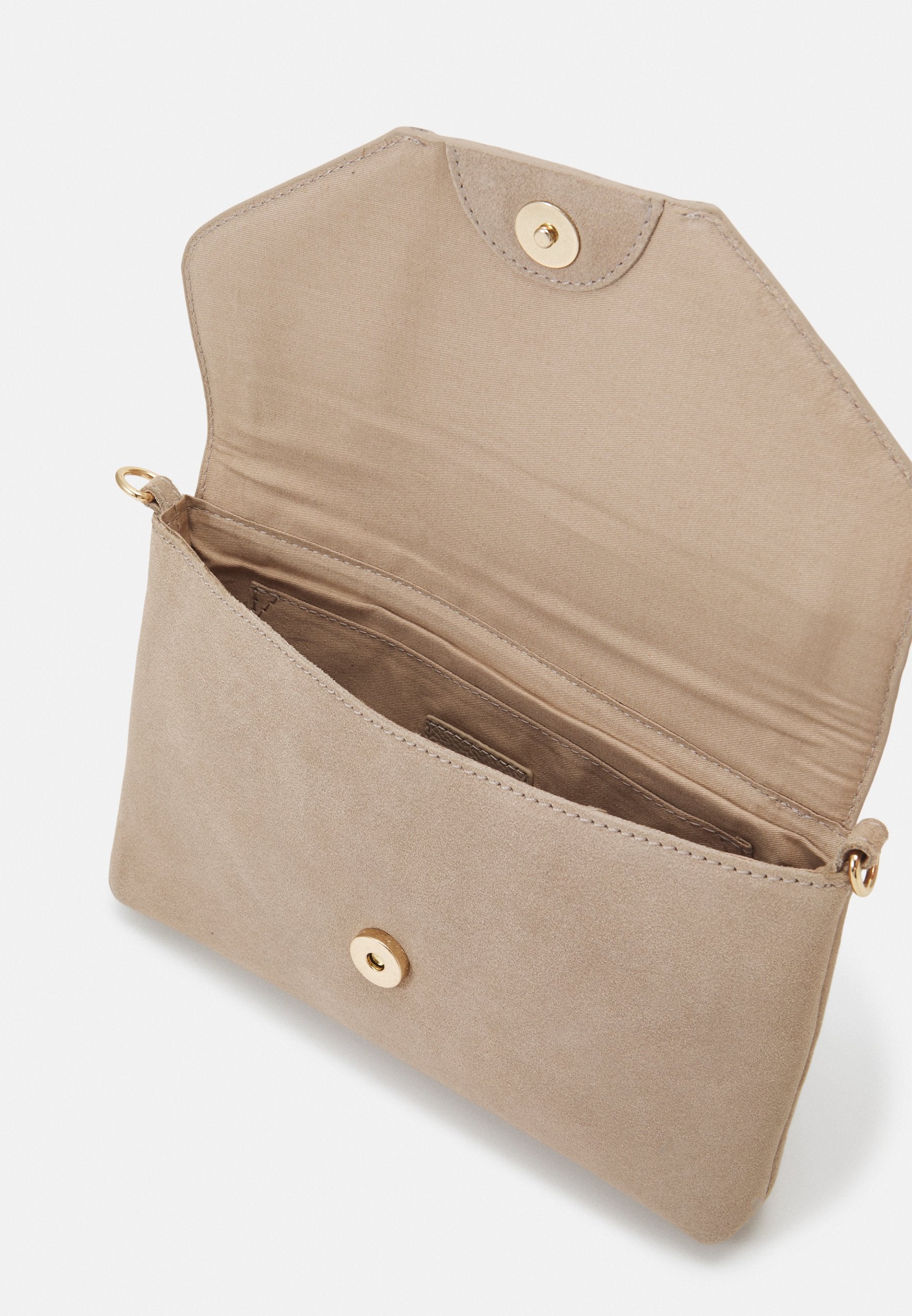 Anna Field Leather - Clutch - Taupe
