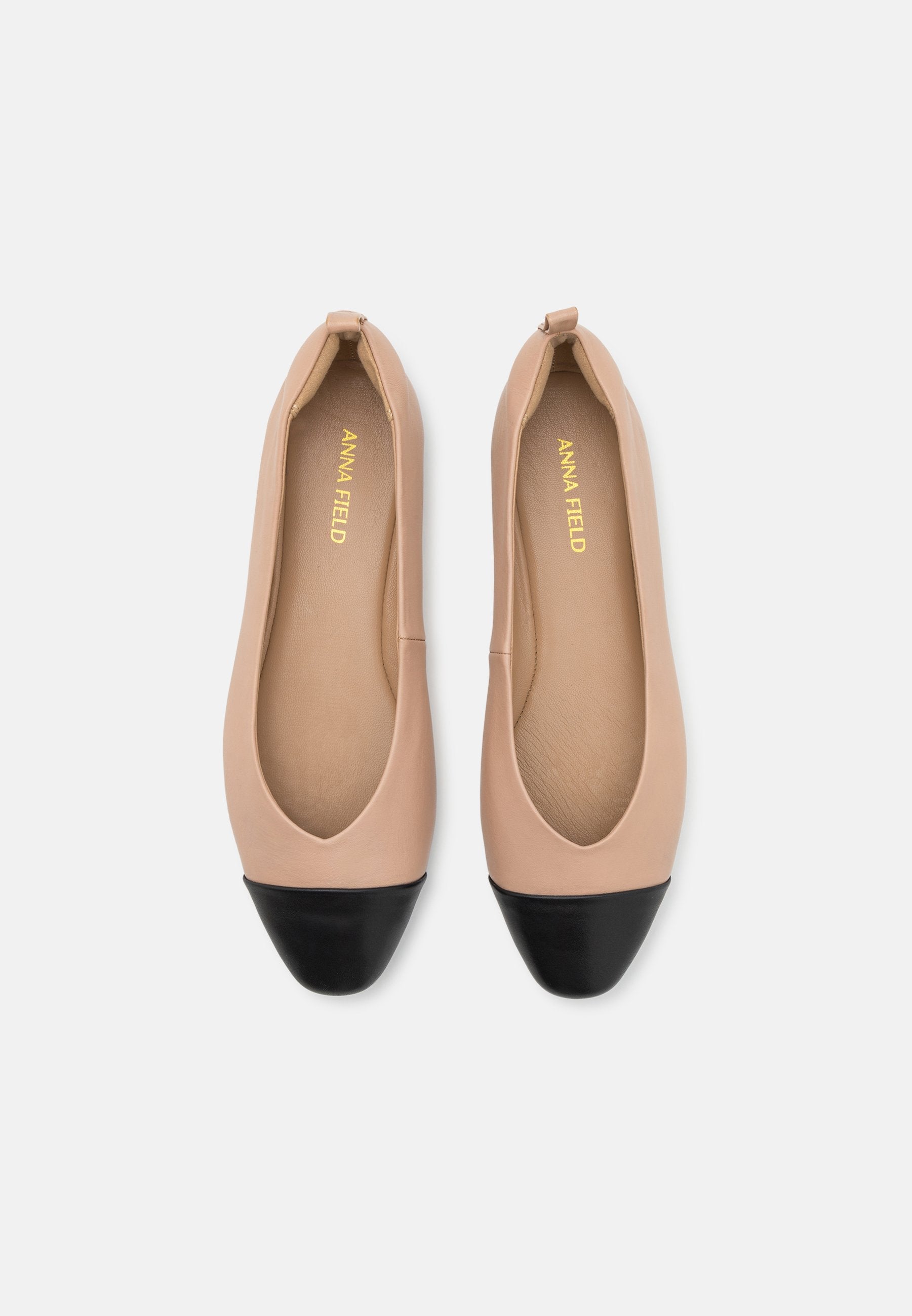 Anna Field LEATHER - Ballet Pumps - Beige