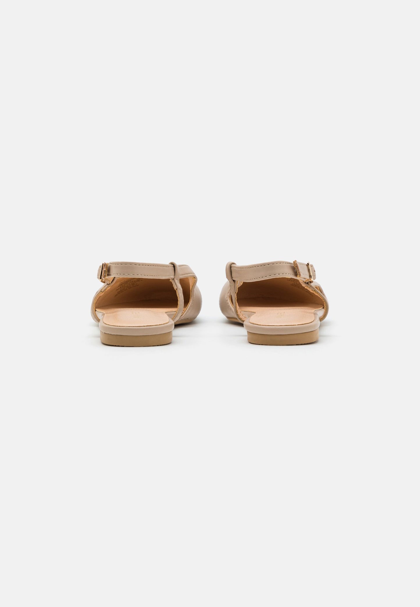 Anna Field Slingback Ballet Pumps - Beige