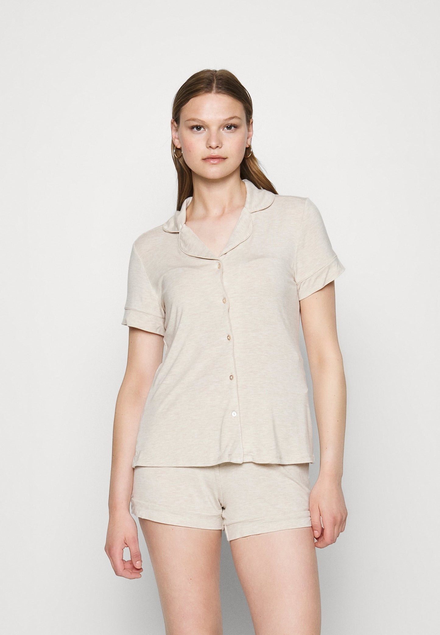 Anna Field Button Through Pj Set - Pyjamas