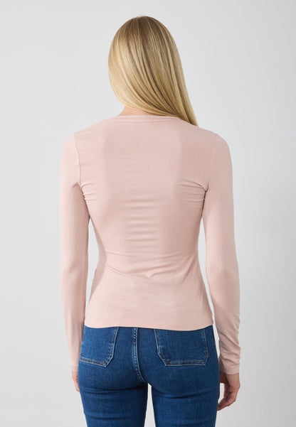 Anna Field 3 PACK - Long Sleeved Top - Rose Smoke/dark Olive/black
