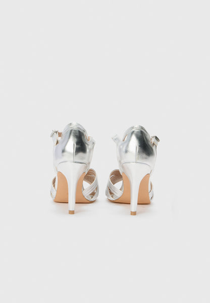 Anna Field High Heeled Sandals - Silver-coloured